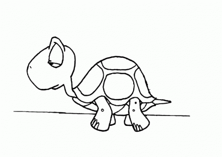 Coloring Book Turtle Clipartist Info Turtle Black White Line Art 