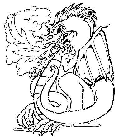 Dragon Coloring pages