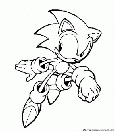 Sonic The Hedgehog Coloring Pages For Kids Print Color The 