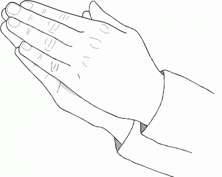 Coloring Page Praying Hands 108527 Sunday School Coloring Pages 