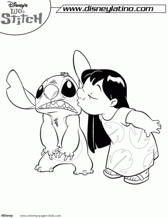 Lilo & Stitch coloring pages - Coloring pages for kids - disney 