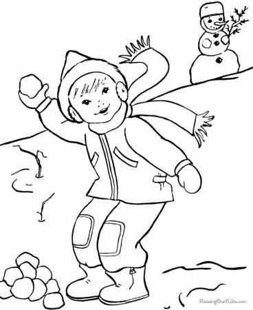 Coloring Pages Winter 7 | Free Printable Coloring Pages