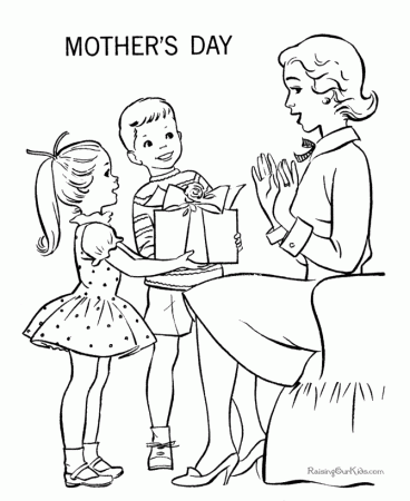 Mother Day Coloring Pages - Free Printable Coloring Pages | Free 