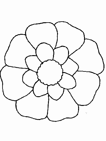 Cartoon Flower | Cartoon Coloring Pages