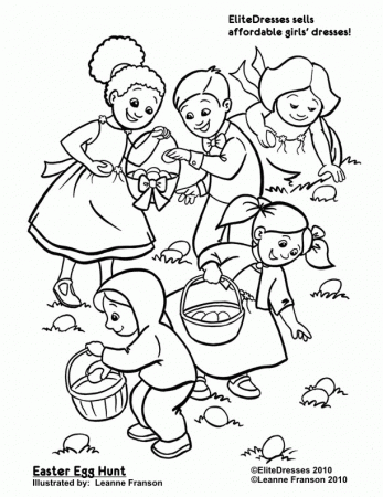 Free Easter Coloring Pages - Coloring Easter Pictures