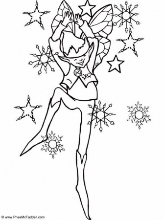 Coloring page elf - img 6903.