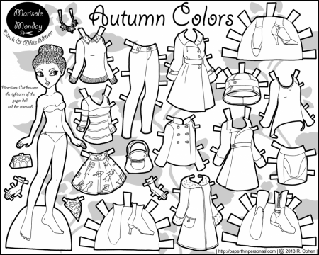 Paper Dolls Coloring Pages Boy Paper Doll Coloring Pages Paper 