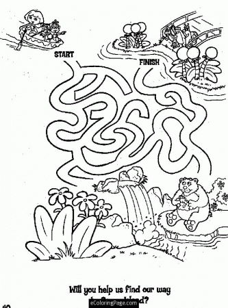 The Explorer And Boots Coney Island Maze And Printable Coloring 