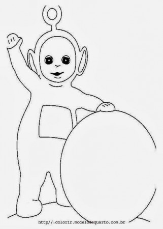 Desenhos Para Colorir dos Teletubbies - Atividades Educativas 