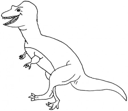 Coloring Sheets Animal Dinosaurs Allosaurus Free For Preschool - #