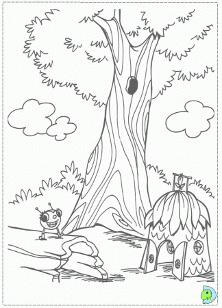 Miss Spider Coloring Page