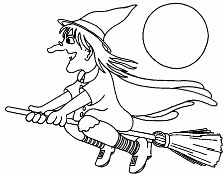 Witches | Free Printable Coloring Pages – Coloringpagesfun.com