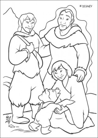 Brother Bear coloring book pages - Brother Bear
