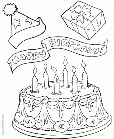 Birthday coloring pages | Coloring Pages