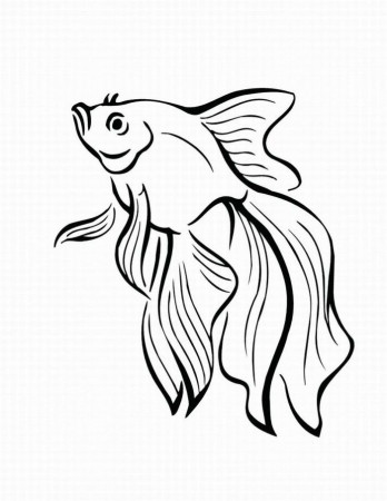 Rainbow Fish Coloring Pages Printable | 99coloring.com