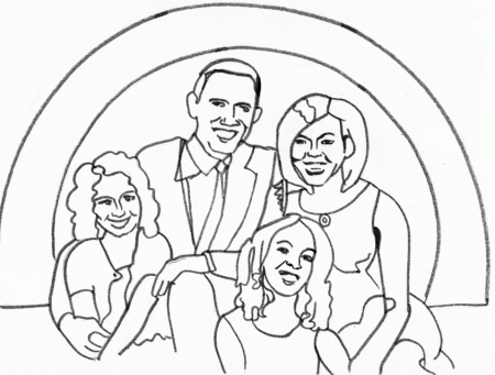 Barack Obama Coloring Pages For Kids Obama Printables Coloring 