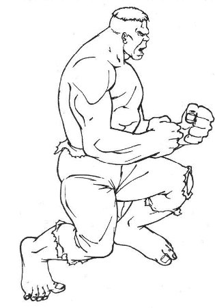 incredible Hulk Coloring Pages For Kids | Great Coloring Pages