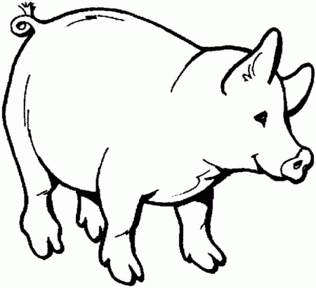 Printable Pictures Of Pigs - HD Printable Coloring Pages