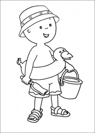 Caillou Coloring Pages Online - Picture 37 – Free Printable 