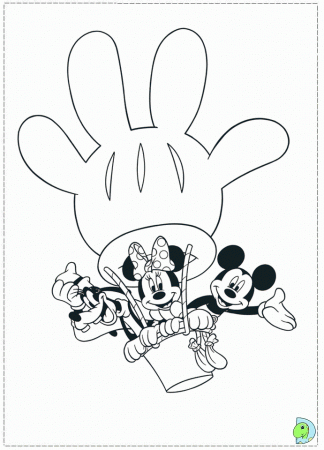 Mickey mouse house Colouring Pages (page 2)