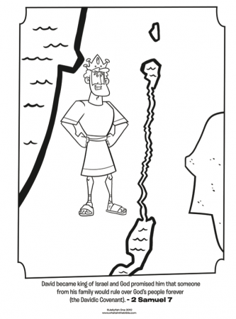 King David - Bible Coloring Pages | What's in the Bible?