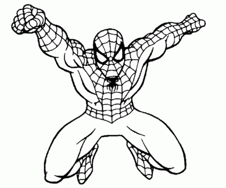 Spiderman Coloring Page Wallpapers HD, Wallpaper, Spiderman 