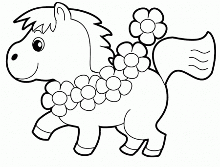 cute little animal coloring pages : Printable Coloring Sheet 