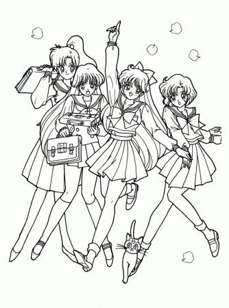 Sailor Moon Interactive Coloring Pages Coloring Pages Coloring 