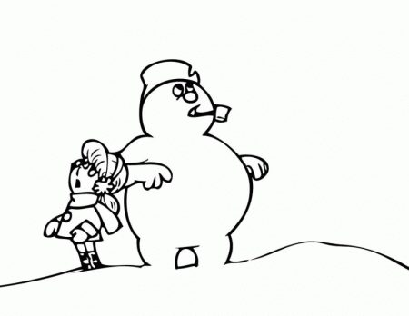 Frosty The Snowman Coloring Sheet 284050 Frosty The Snowman 