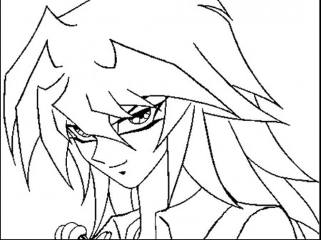 Anime bakura (yu gi oh) Coloring Pages | Coloring Pages