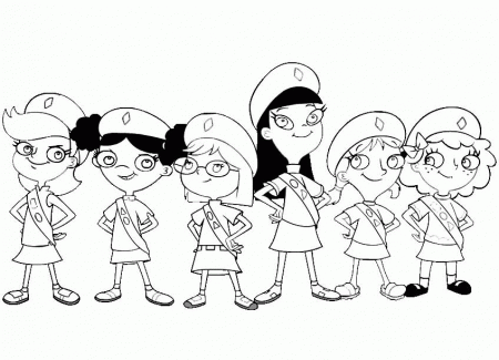 Girl Scout Girl Power Colouring Pages (page 2)