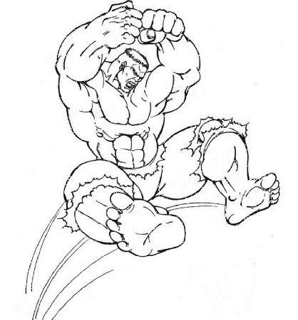 Coloring Page - The hulk coloring pages 8