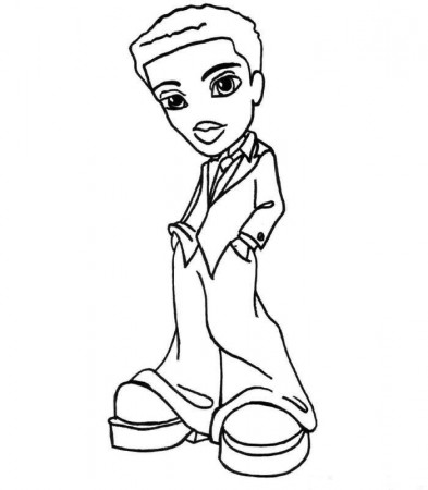 Bratz Coloring Pages - Coloringpages1001.com