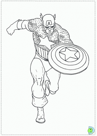 captain america symbol Colouring Pages (page 2)