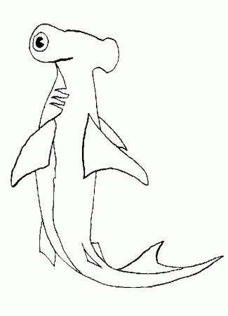 Basking Shark coloring page - Animals Town - Free Basking Shark 